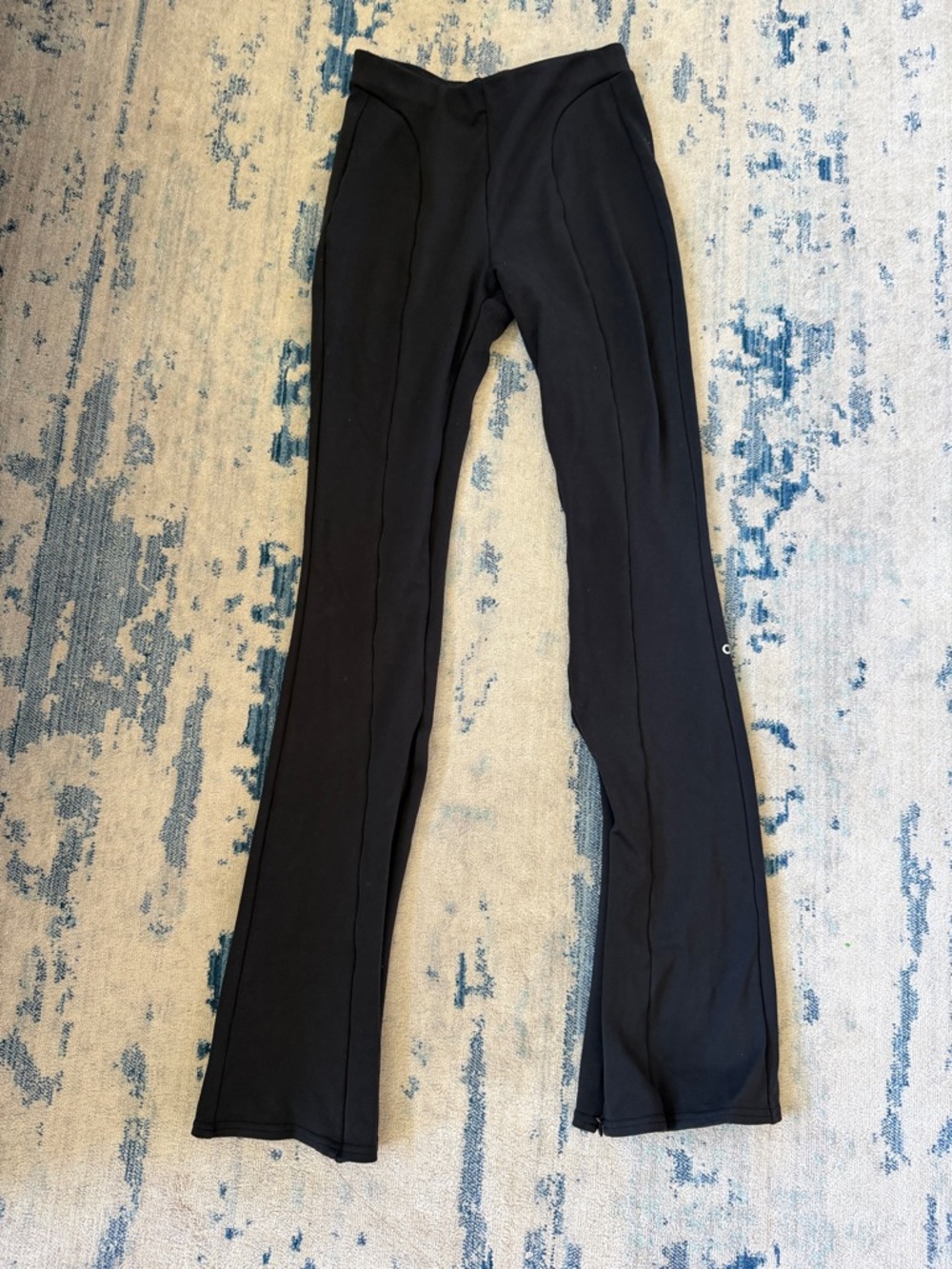 ALO Yoga Black Boot-Cut Flare Pants - Picture 2 of 13